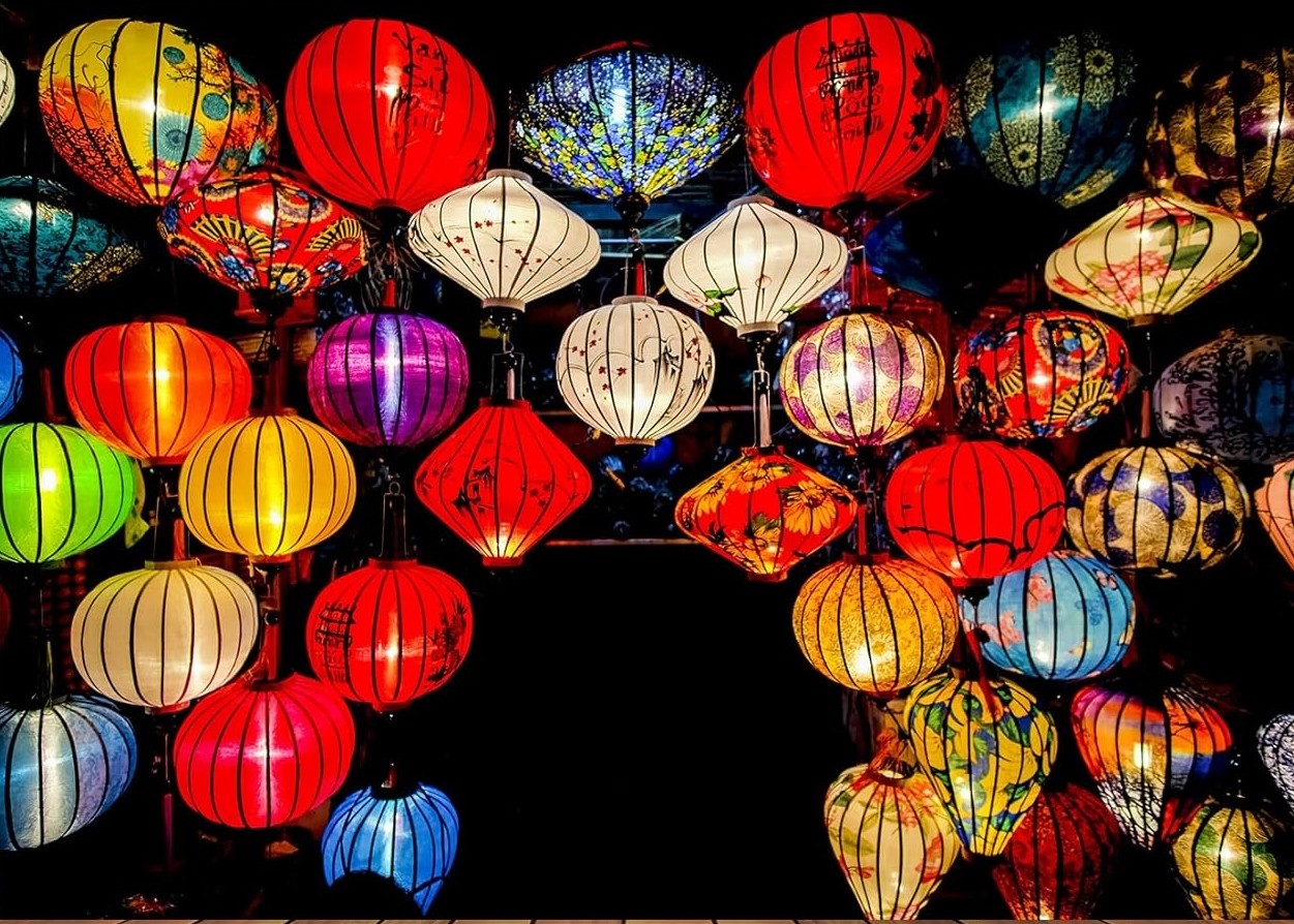 Photography Vietnam - الفوانيس الملونة فيتنام مهرجان السنة الجديدة