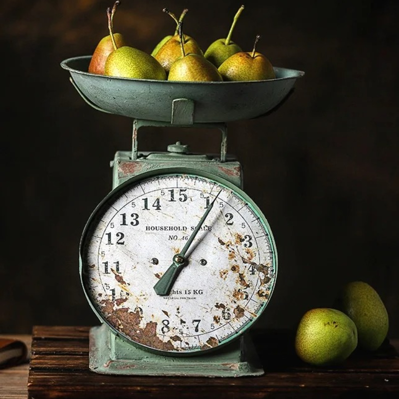 Photography Still Life - مقياس عتيق لتصفيف الطعام، دعامة تصوير