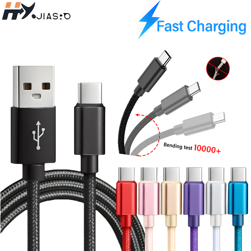 Photography Kit Xiaomi - كابل نايلون مضفر USB إلى Type