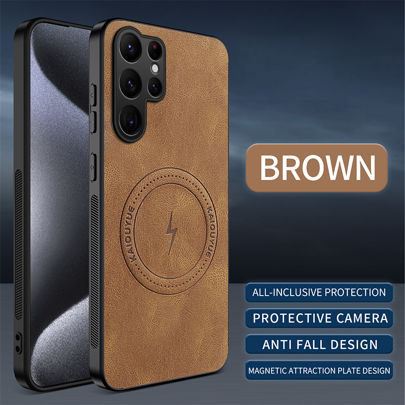 Photography Kit Samsung S26 Ultra - حافظة جلدية مغناطيسية لهاتف سامسونج جالاكسي