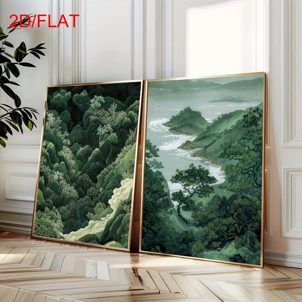 Photography Design - قطعتان من لوحة فنية جدارية حديثة