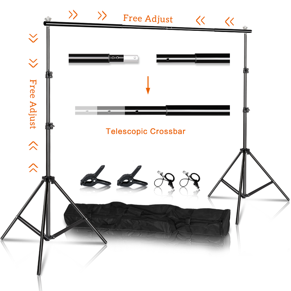 Backdrop Stand Kit - خلفيات استوديو التصوير الفوتوغرافي، حوامل خلفيات،