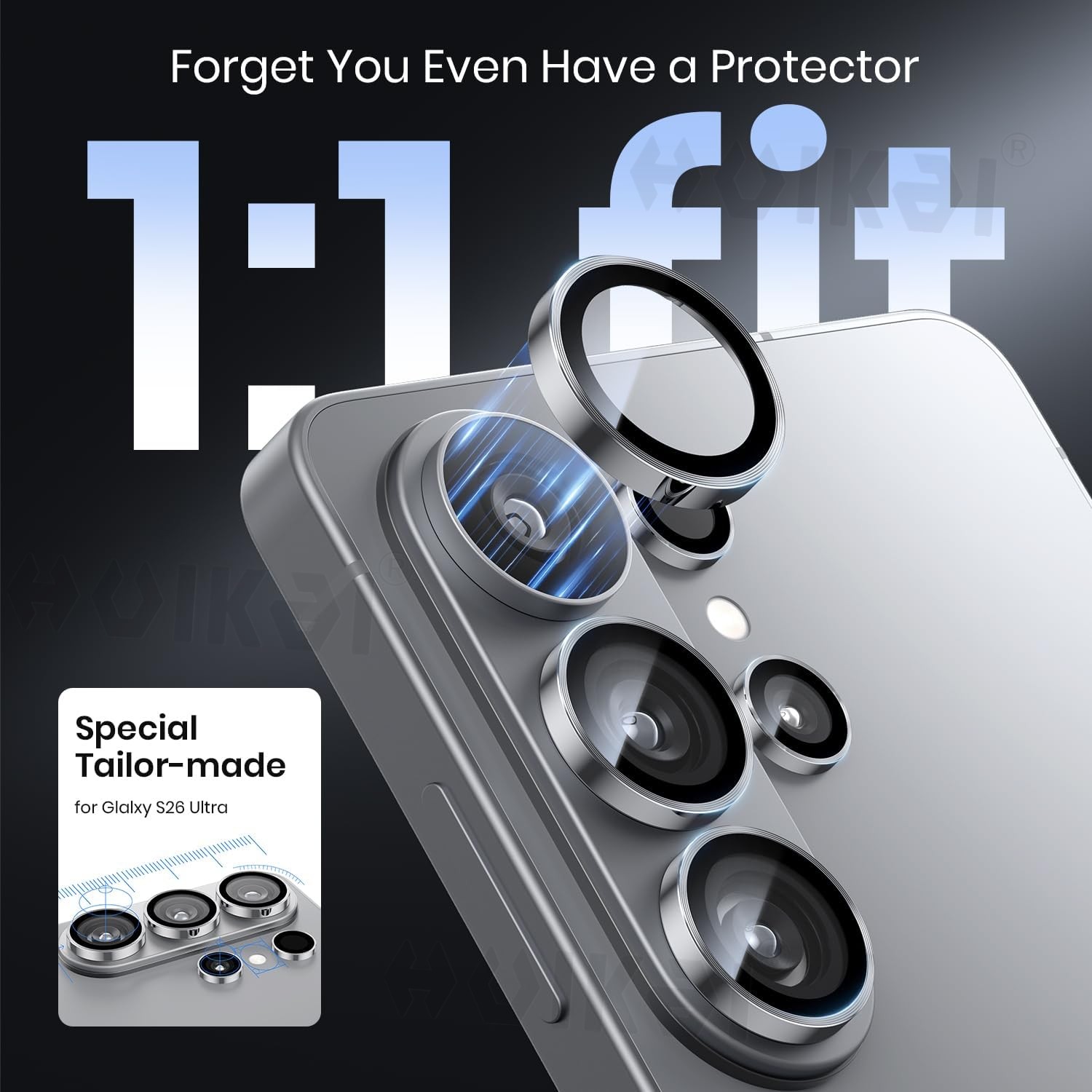 مجموعتان من واقيات عدسة الكامي - مراجعة Photography Kit Samsung S26 Ultra وسعره