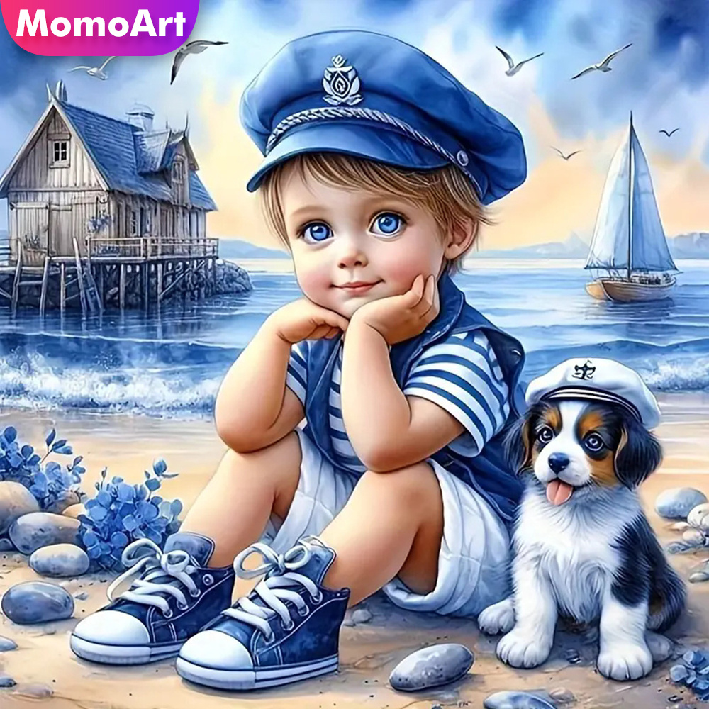 Momoart كامل الماس اللوحة طفل  - مراجعة Photography Design وسعره