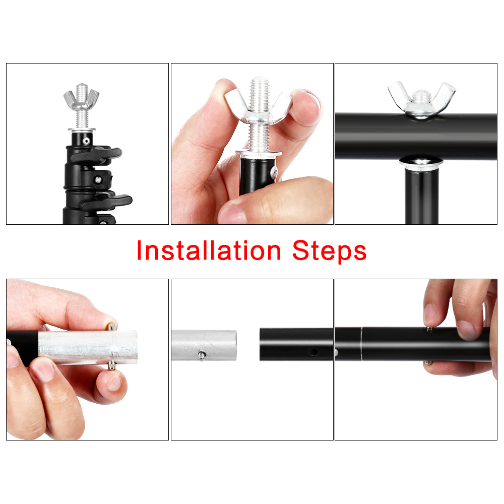 نظام دعم إطار خلفية على شكل حر - مراجعة Backdrop Stand Kit وسعره