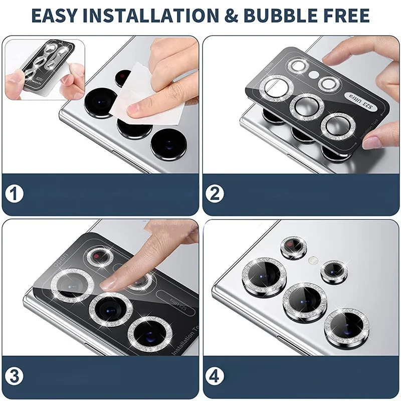 واقي عدسة كاميرا زجاجي لامع بت - مراجعة Photography Kit Samsung S26 Ultra وسعره