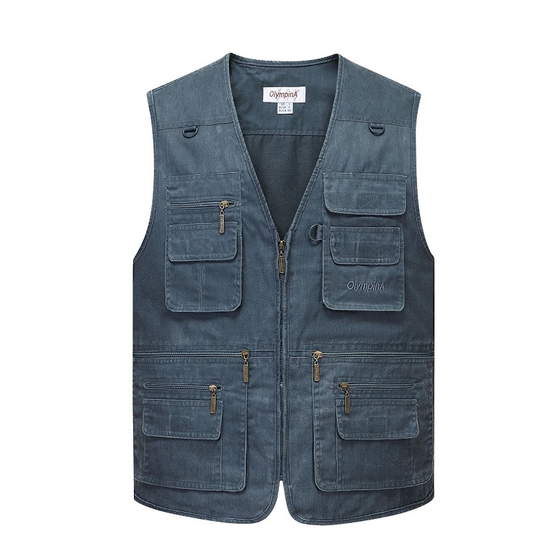 متعددة جيب الرجال سترة سستة جا - مراجعة Photography Vest وسعره