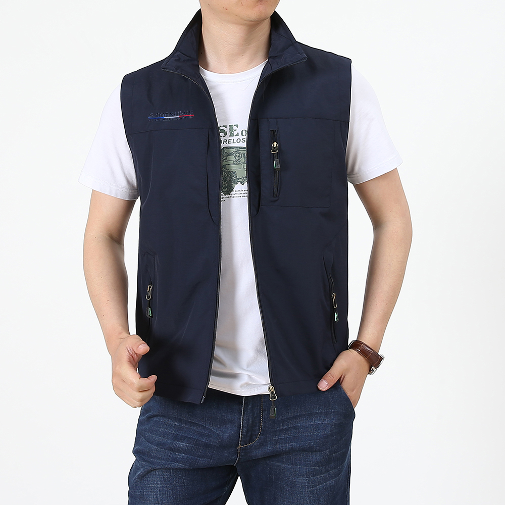 سترة رجالية كاجوال بياقة قائمة - مراجعة Photography Vest وسعره