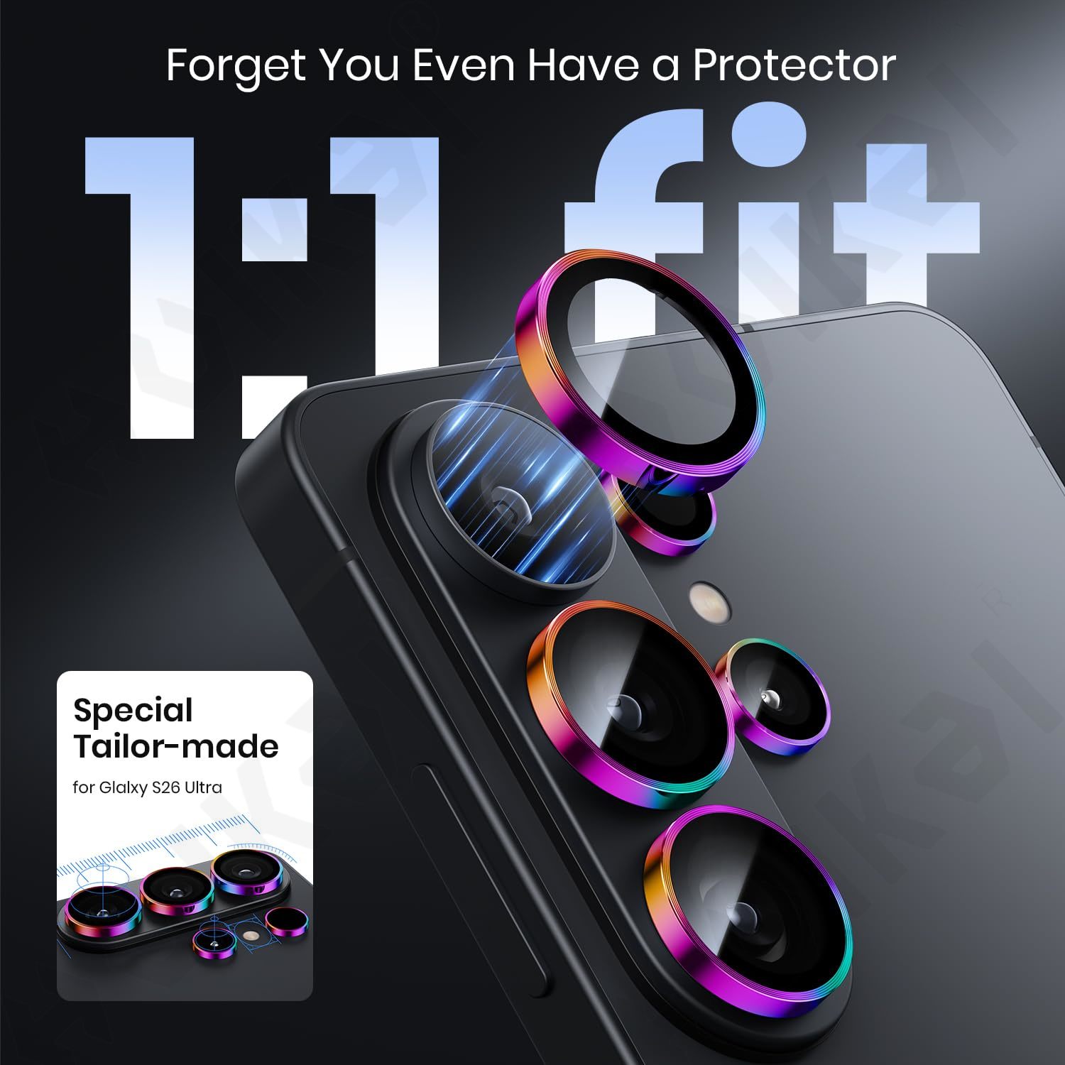 طقم من قطعتين لحماية عدسة الكا - مراجعة Photography Kit Samsung S26 Ultra وسعره