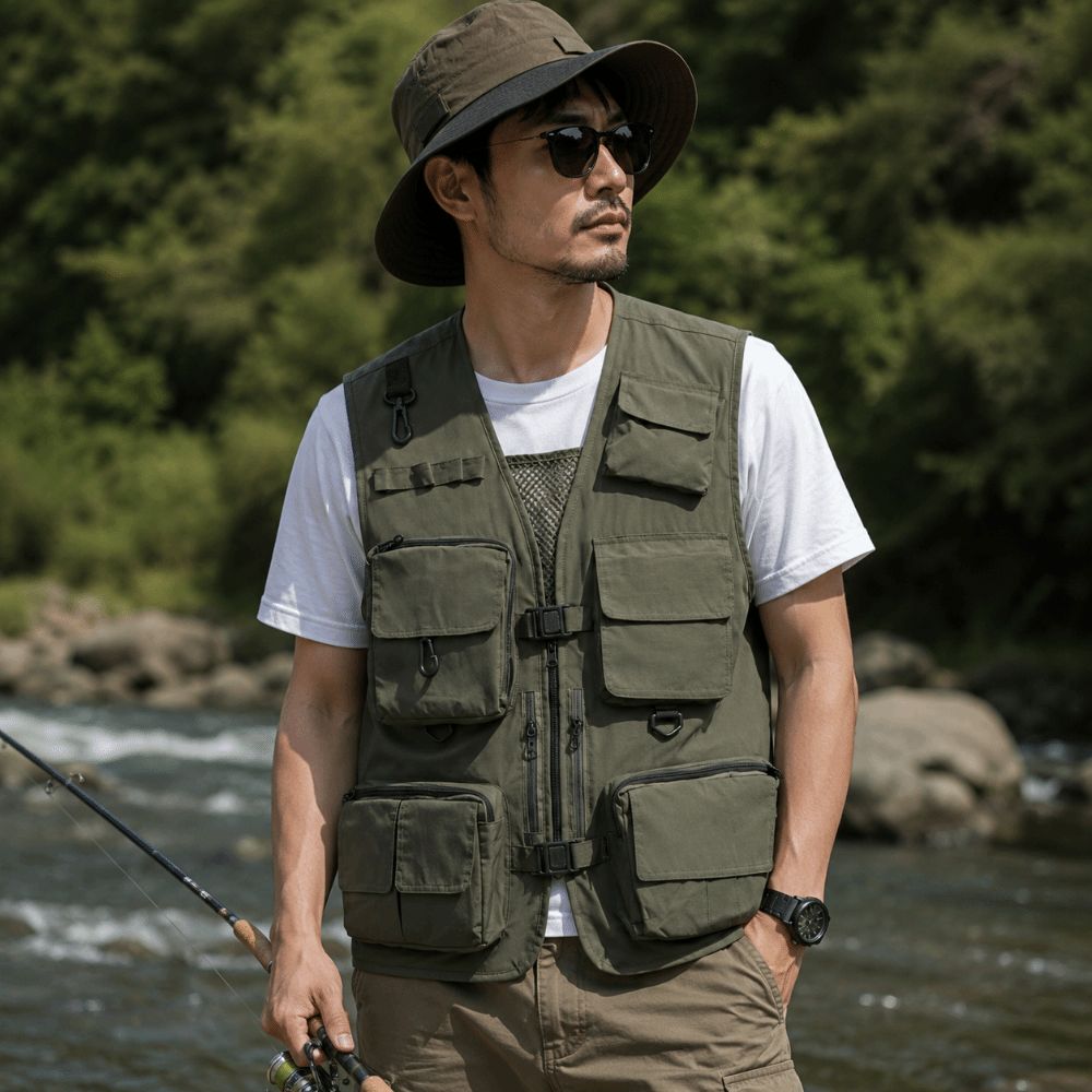 سترة صيد كاجوال مقاومة للماء س - مراجعة Photography Vest وسعره