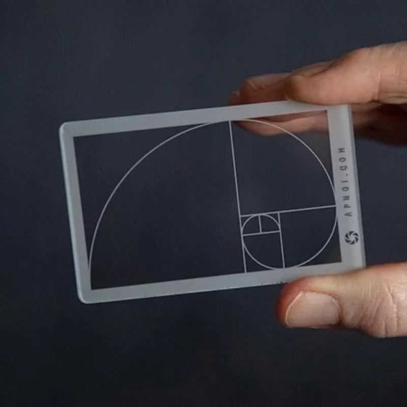 مسطرة الفيسبوناتي للنسبة الذهب - مراجعة Photography Golden Ratio وسعره