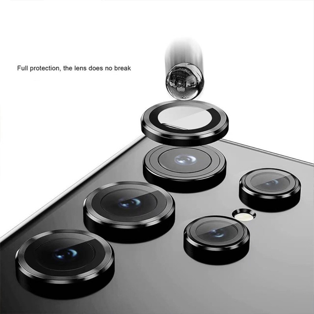 CD نمط الزجاج حلقة معدنية حامي - مراجعة Photography Kit Samsung S26 Ultra وسعره