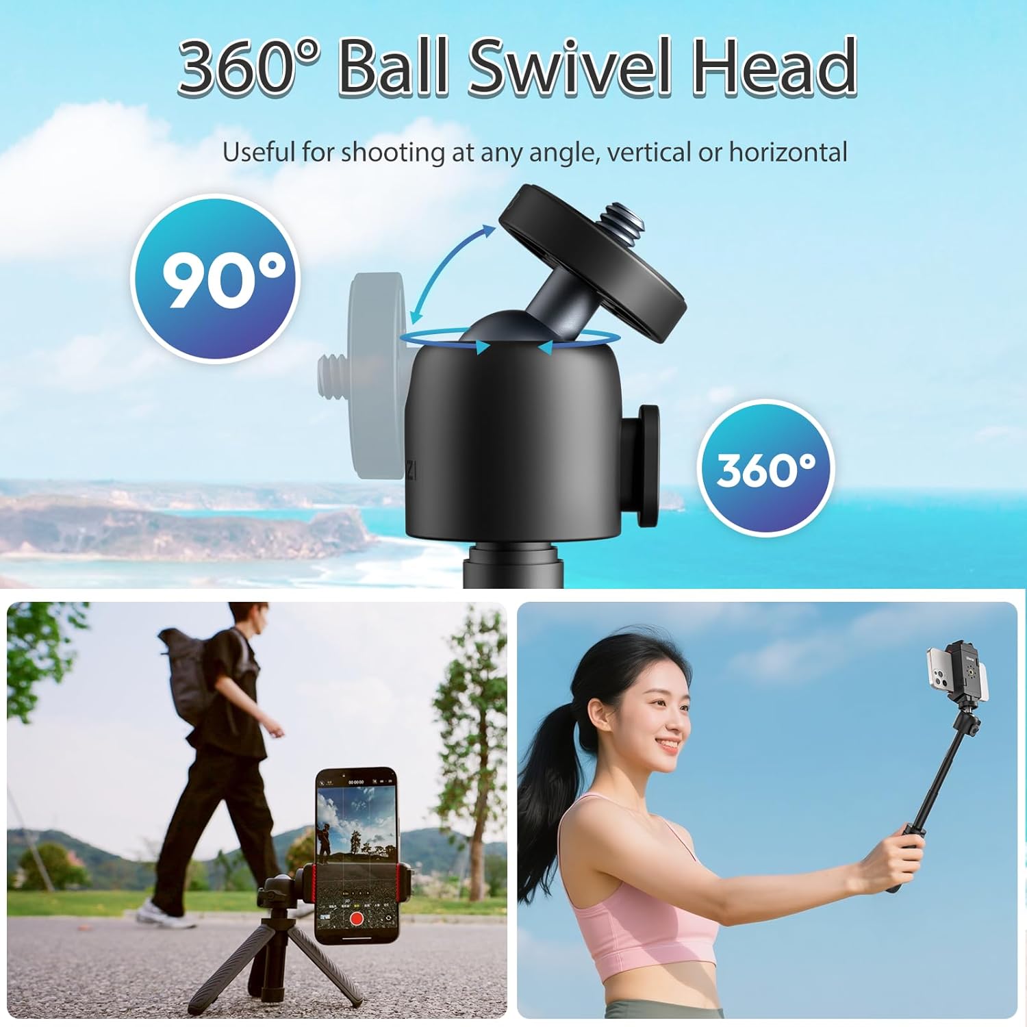 Ulanzi MT88 ترايبود Selfie عصا - مراجعة Photography Kit Xiaomi وسعره