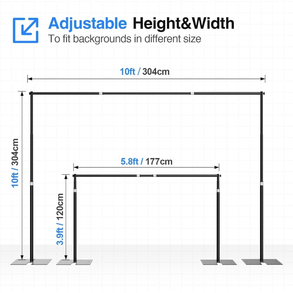 شحن داخل الولايات المتحدة: طقم - مراجعة Backdrop Stand Kit وسعره