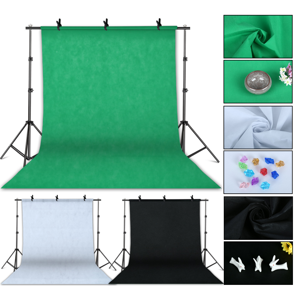 طقم إضاءة سوفت بوكس لاستوديو ا - مراجعة Backdrop Stand Kit وسعره