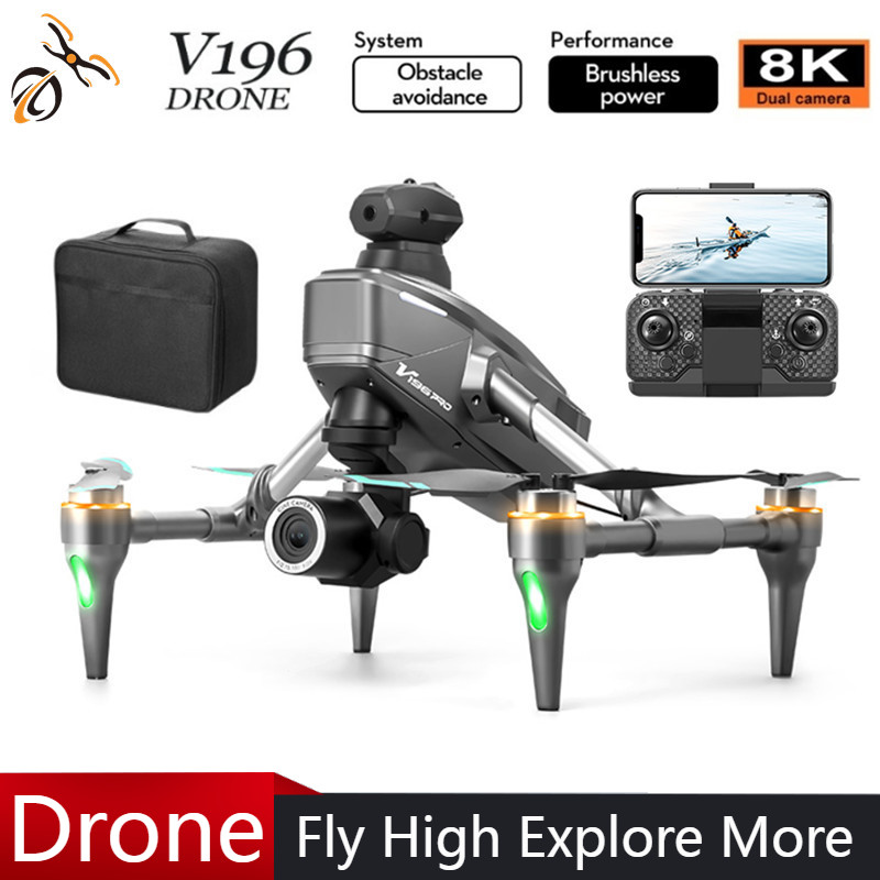 2025 V196 التلقائي تجنب العوائ - مراجعة Photography Drone وسعره