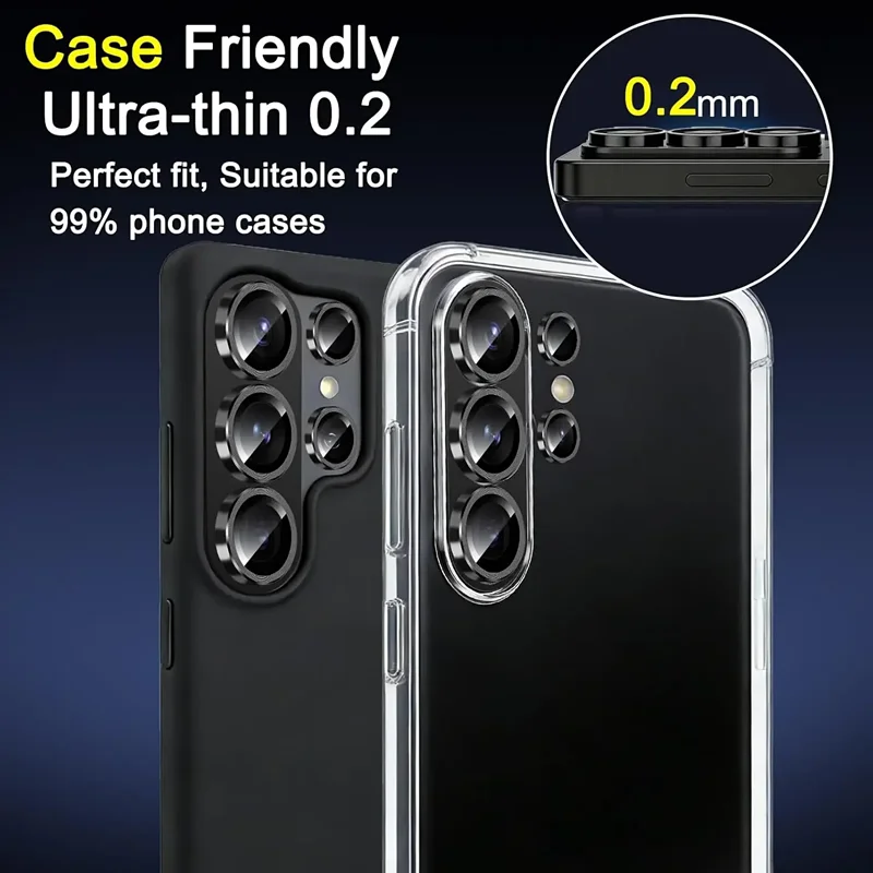قطعتان لحماية عدسة الكاميرا له - مراجعة Photography Kit Samsung S26 Ultra وسعره