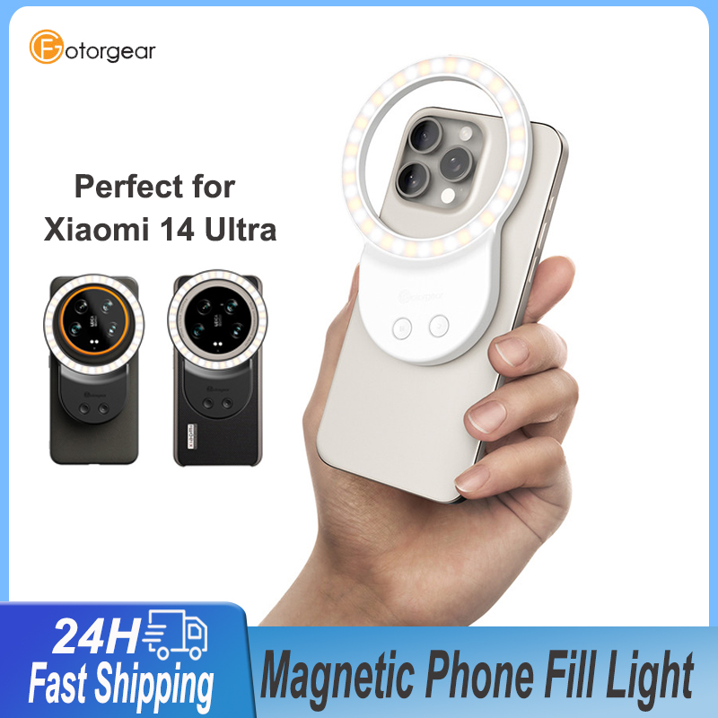 ضوء ملء مغناطيسي من Fotorgear  - مراجعة Photography Xiaomi 14 Ultra وسعره